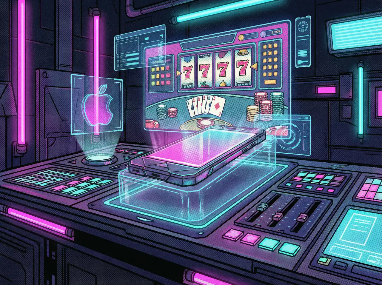 开户网站 iOS便携终端界面