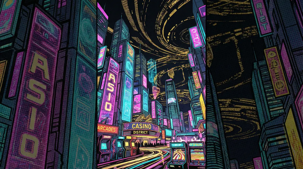 开户网站 - 赛博不夜城波普艺术全景